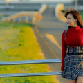 夕美写真,光影交织下的美丽瞬间